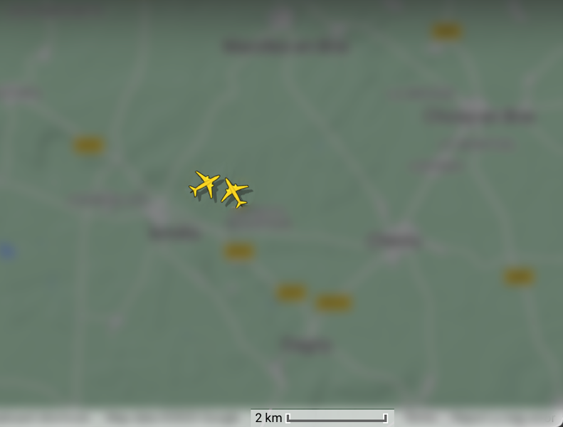 Flightradar24 screenshot.